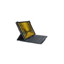 Etui clavier intégré Universel Folio Gris pour Tablettes 9-10" ou iPad 4émé , 3eme génération , Ipad Air / Air 2/ PRO 9.7