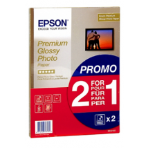 Papier d'impression Epson Papier Photo Premium Glossy - A4 - 2x 15 Feuilles - 255g /m²