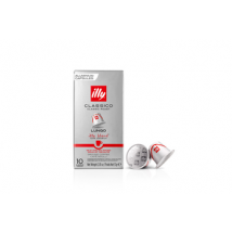 Cafe illy en capsules compatibles* illy Lungo pour cafe long - boite de 10 capsules - 57g