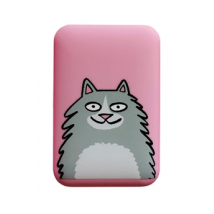 Batterie Externe 10.000 mAh chat rose