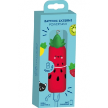 Batterie externe 4800mAh Fraise Rouge