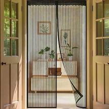 Easylife Magnetic Door Screen in Black