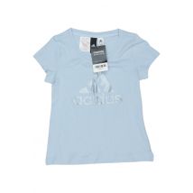 adidas Jungen T-Shirt, hellblau, Gr. 128