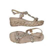 Alma en Pena Damen Sandale, beige, Gr. 38