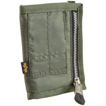 Alpha industries Damen Portemonnaie, grün, Gr.