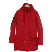 Alpha industries Damen Mantel, rot, Gr. 44