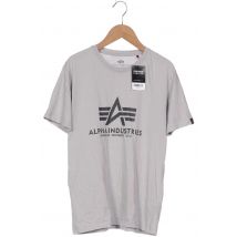 Alpha industries Herren T-Shirt, grau, Gr. 48