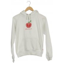 Alprausch Damen Kapuzenpullover, weiß, Gr.