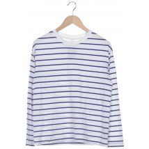 Arket Damen Langarmshirt, weiß, Gr. 34