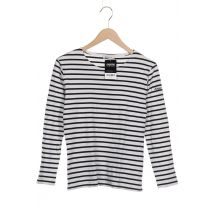 Armor lux Damen Langarmshirt, weiß, Gr. 38