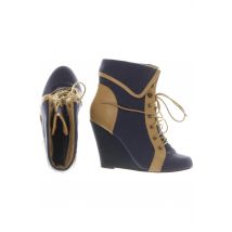 asos Damen Stiefelette, blau, Gr. 3