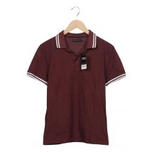 asos Herren Poloshirt, bordeaux, Gr. 46