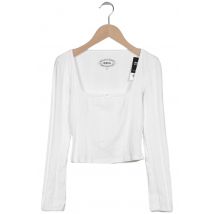 BDG Urban Outfitters Damen Langarmshirt, weiß, Gr. 34