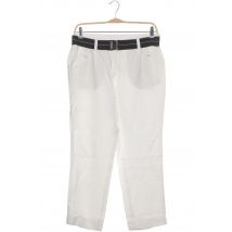 Beate Heymann Damen Stoffhose, weiß, Gr. 42