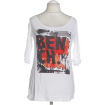 Bench. Damen Langarmshirt, weiß, Gr.