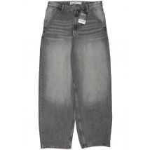 bershka Damen Jeans, grau, Gr. 36