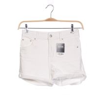 bershka Damen Shorts, weiß, Gr. 38
