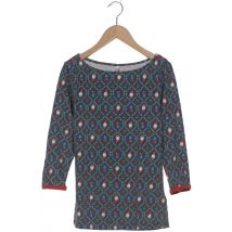 Blutsgeschwister Damen Langarmshirt, marineblau, Gr. 36