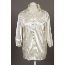 Bottega Damen Bluse, weiß, Gr.