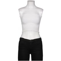 Brandy Melville Damen Top, weiß, Gr. 30