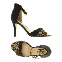 Buffalo London Damen Sandale, schwarz, Gr. 38