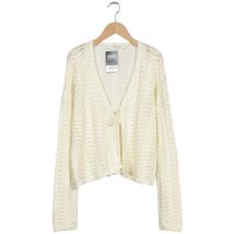 By Aylin Koenig Damen Strickjacke, cremeweiß, Gr. 34