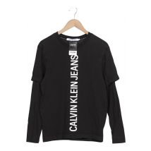 Calvin Klein Jeans Herren Langarmshirt, schwarz, Gr. 46