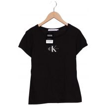 Calvin Klein Jeans Damen T-Shirt, schwarz, Gr. 38