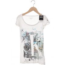 Calvin Klein Jeans Damen T-Shirt, weiß, Gr. 34
