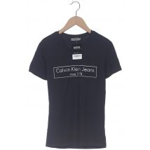 Calvin Klein Jeans Damen T-Shirt, schwarz, Gr. 34