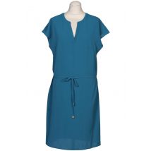 camaieu Damen Kleid, türkis, Gr. 38