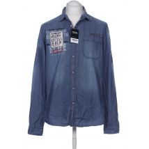 Camp David Herren Hemd, blau, Gr. 48