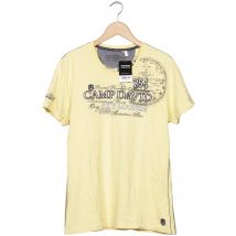 Camp David Herren T-Shirt, gelb, Gr. 52