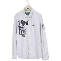 Camp David Herren Hemd, weiß, Gr. 56