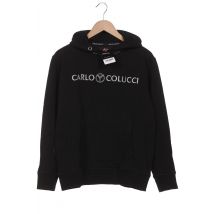 Carlo Colucci Herren Kapuzenpullover, schwarz, Gr. 48