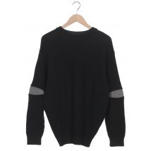 Carlo Colucci Herren Pullover, schwarz, Gr. 56