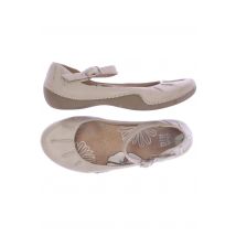 Clarks Damen Ballerinas, beige, Gr. 3