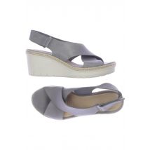 Clarks Damen Sandale, grau, Gr. 38