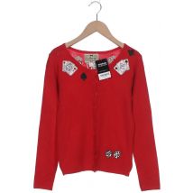 Collectif London Damen Strickjacke, rot, Gr. 36