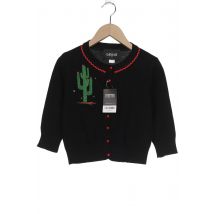 Collectif London Damen Strickjacke, schwarz, Gr. 36