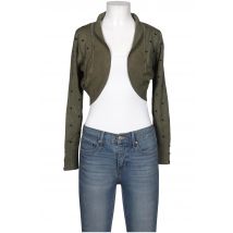 Collectif London Damen Strickjacke, grün, Gr. 34