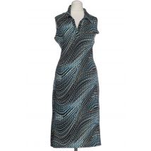 Comma Damen Kleid, blau, Gr. 36