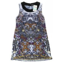 Comma Damen Kleid, mehrfarbig, Gr. 36