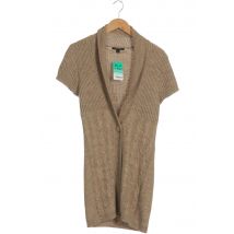 Comma Damen Strickjacke, beige, Gr. 40