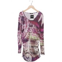 Crisca Damen Langarmshirt, flieder, Gr. 38