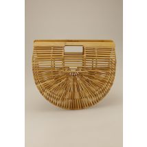cult gaia Damen Handtasche, beige, Gr.