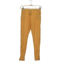 Cyrillus Mädchen Stoffhose, gelb, Gr. 152