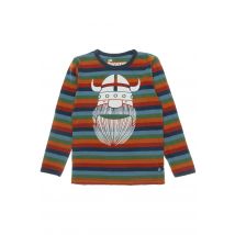 Danefae Jungen Langarmshirt, blau, Gr. 128