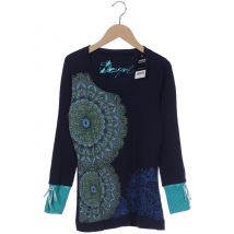 Desigual Damen Langarmshirt, marineblau, Gr. 38