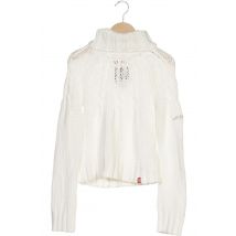 edc by Esprit Damen Pullover, weiß, Gr. 34